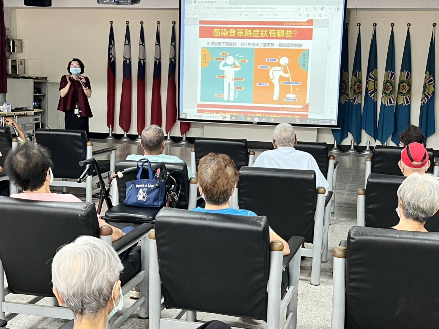 屏東榮總感控師蒞家感控防疫宣導~防堵登革熱發生