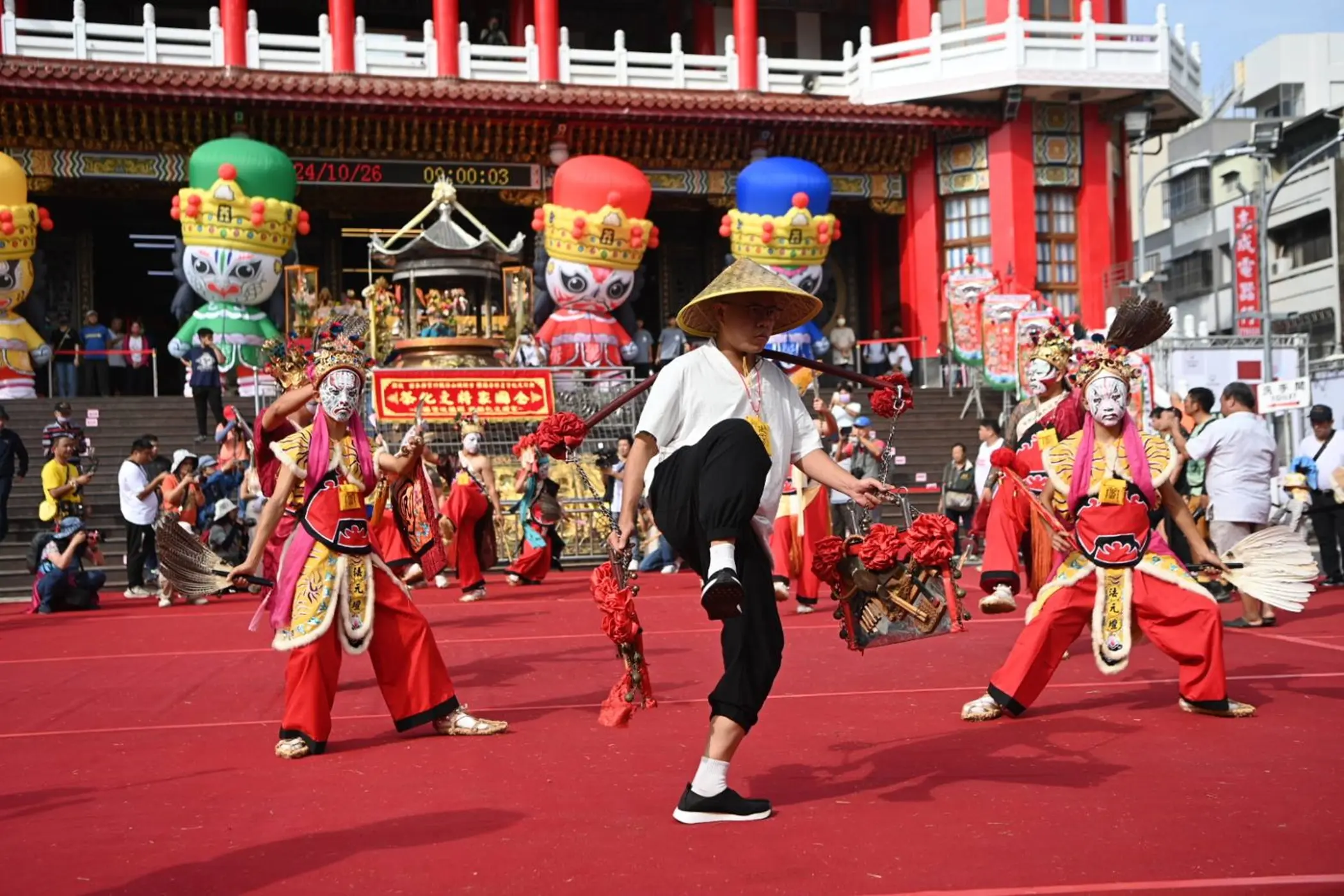 全國家將文化祭在嘉義  各縣市的家將館展現特別的陣式腳步臉譜藝術與文化  黃敏惠市長：見證歷史文化資產的傳承