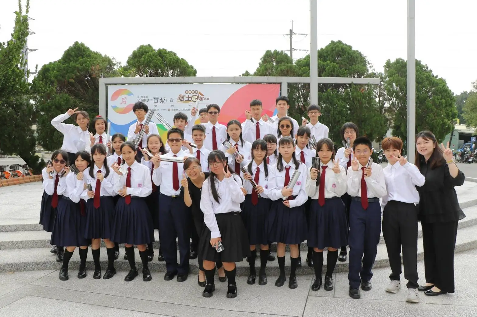 南榮國中行進管樂蟬聯特優十連霸 屏東演藝廳「藝」睹風采