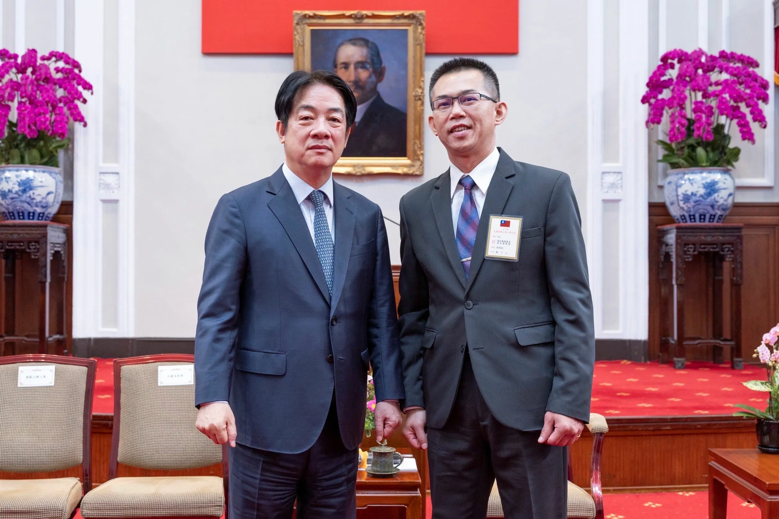 雲縣警局保安隊副隊長劉丁心屢破重大刑案,刑事工作傑出表現獲總統賴清德接見勉勵 雲縣警局保安隊副隊長劉丁心屢破重大刑案,刑事工作傑出表現獲總統賴清德接見勉勵