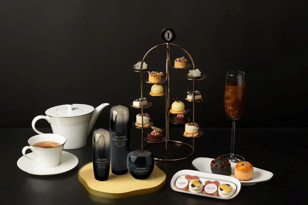 高雄洲際酒店攜手 SHISEIDO 資生堂國際櫃推出春季聯名下午茶！