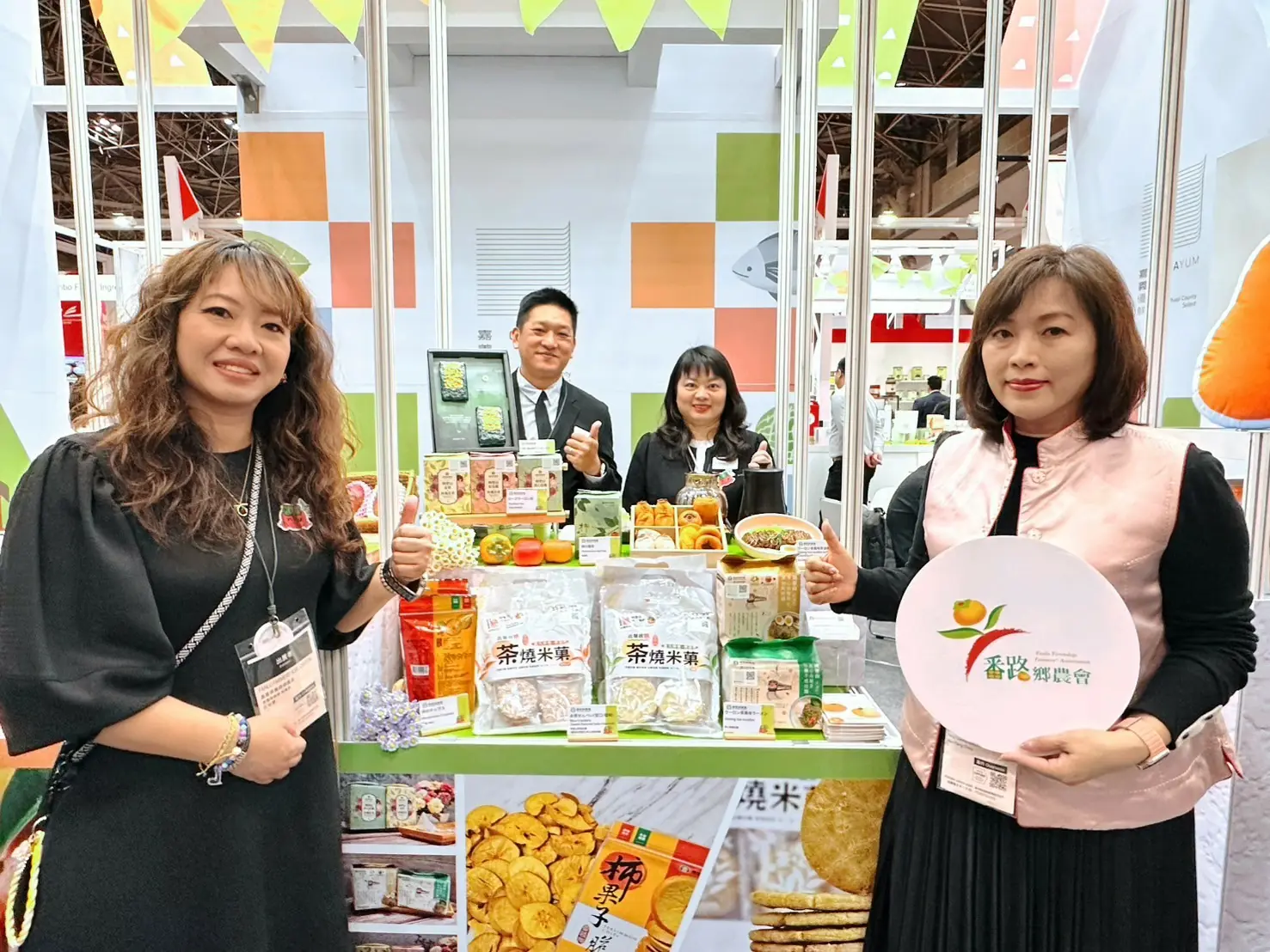 東京國際食品展嘉義優鮮館 番路鄉農會產品搶眼  派英、日語專業能力行銷團隊 展現全球競爭力