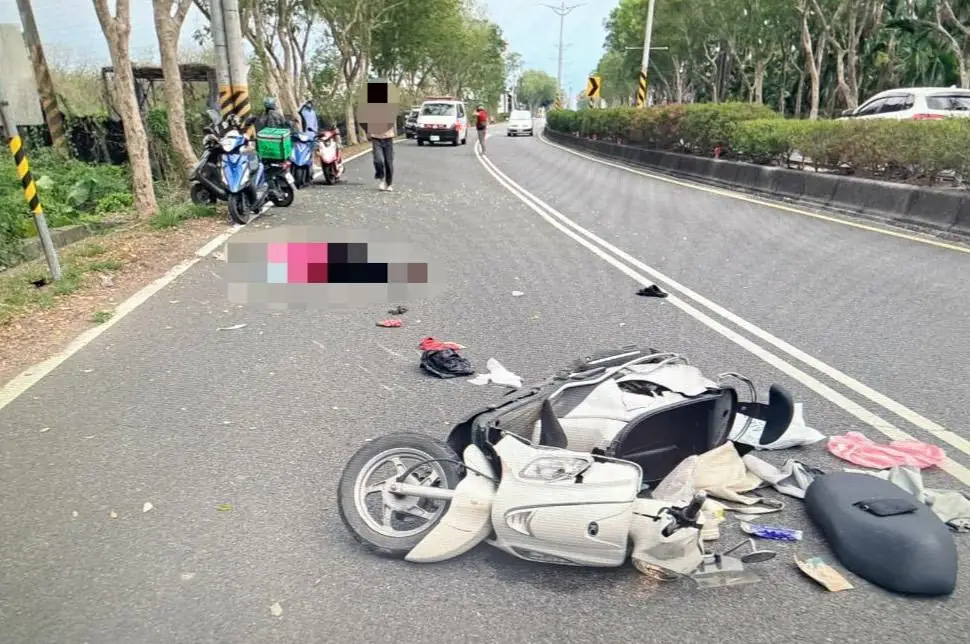 內埔鄉科大路三段發生嚴重車禍騎士傷重不治