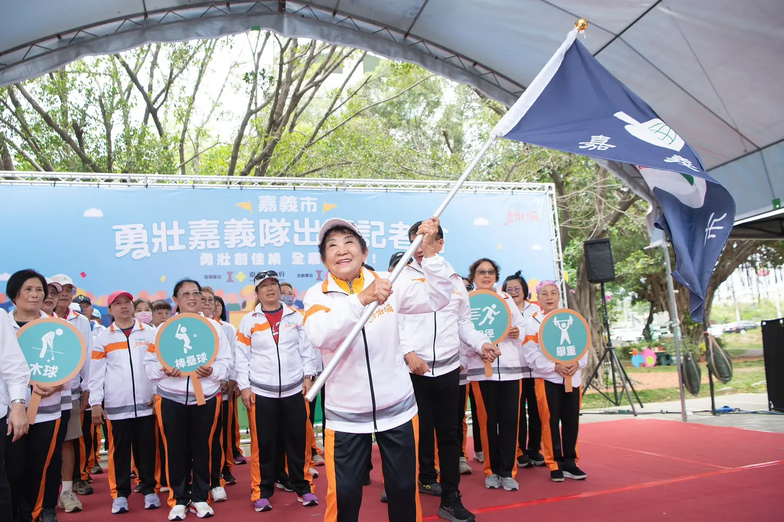 嘉義市勇壯嘉義隊世壯會傳捷報 84歲余節珠  木球桿數賽榮獲銅牌