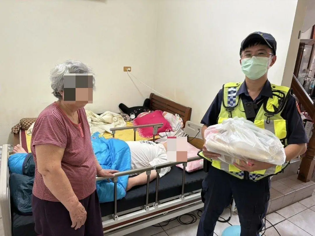 熱心潮警關懷弱勢家庭 積極轉介善心物資傳遞社會溫暖