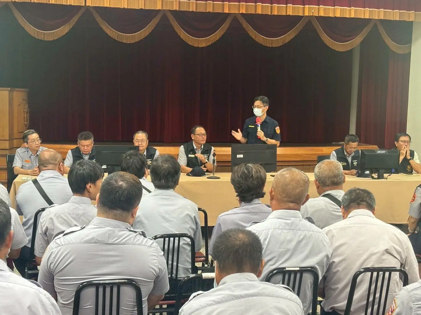 東港民防強化執勤技能、精進災害防救,提昇執勤更專業 東港民防強化執勤技能、精進災害防救,提昇執勤更專業