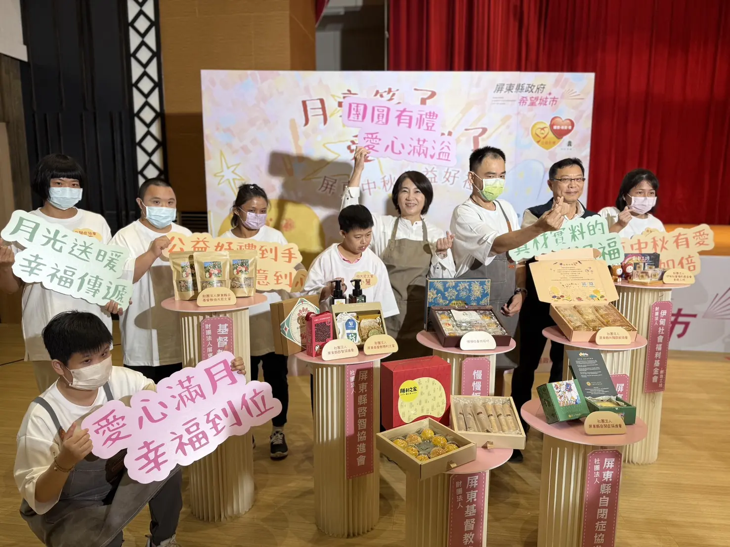 7家身心障礙團體製作糕餅， 屏縣府籲認購注愛心