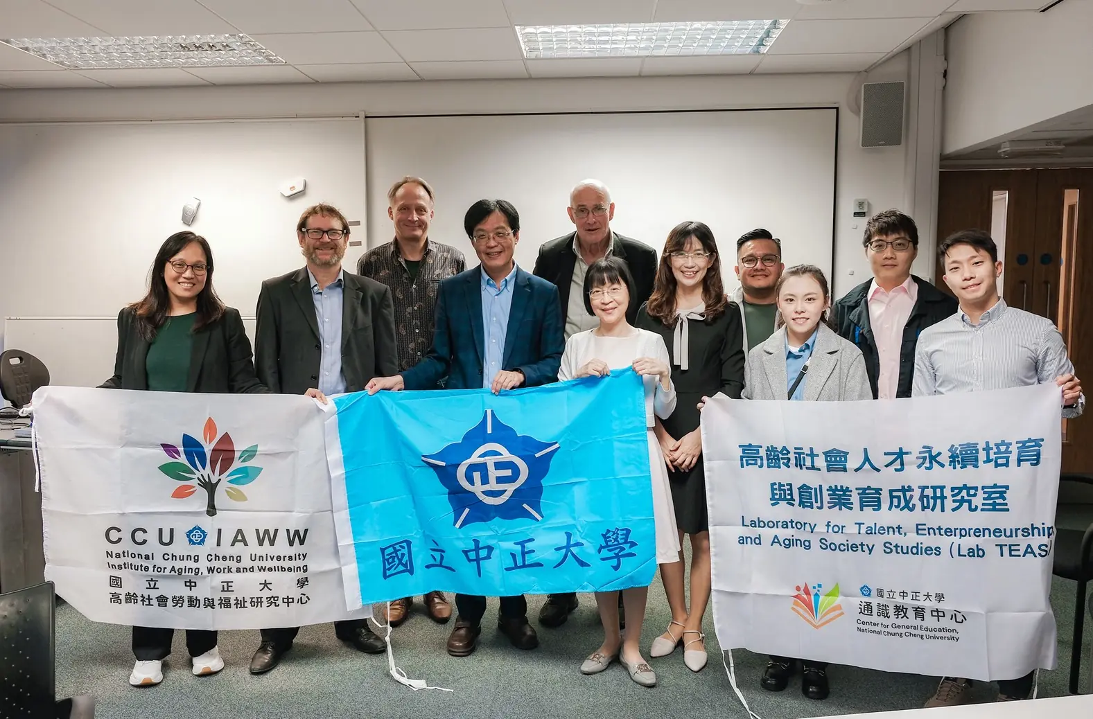 中正大學副校長詹盛如率團赴英　玉山學者計畫深化國際學術交流