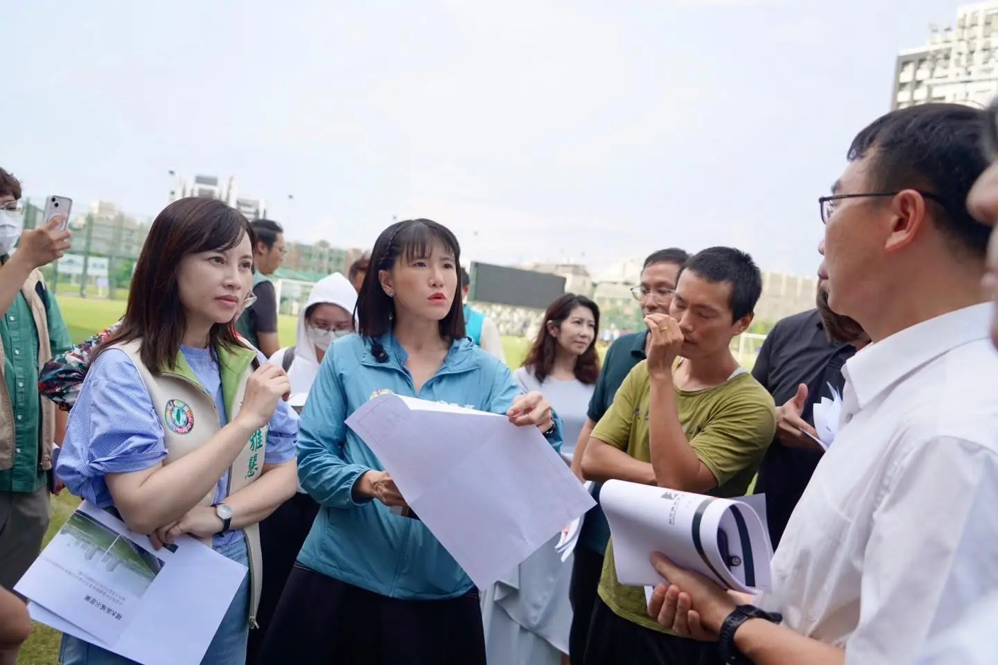 足球場成水池？鄭孟洳批排水設計失當／台新