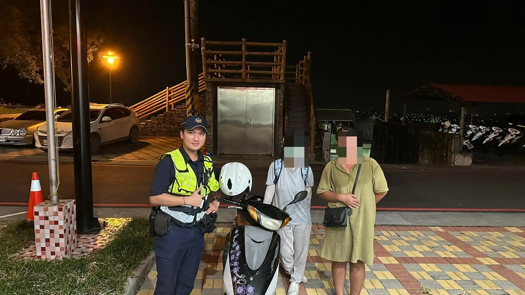 機車沒油困山區三地門原鄉警暖援