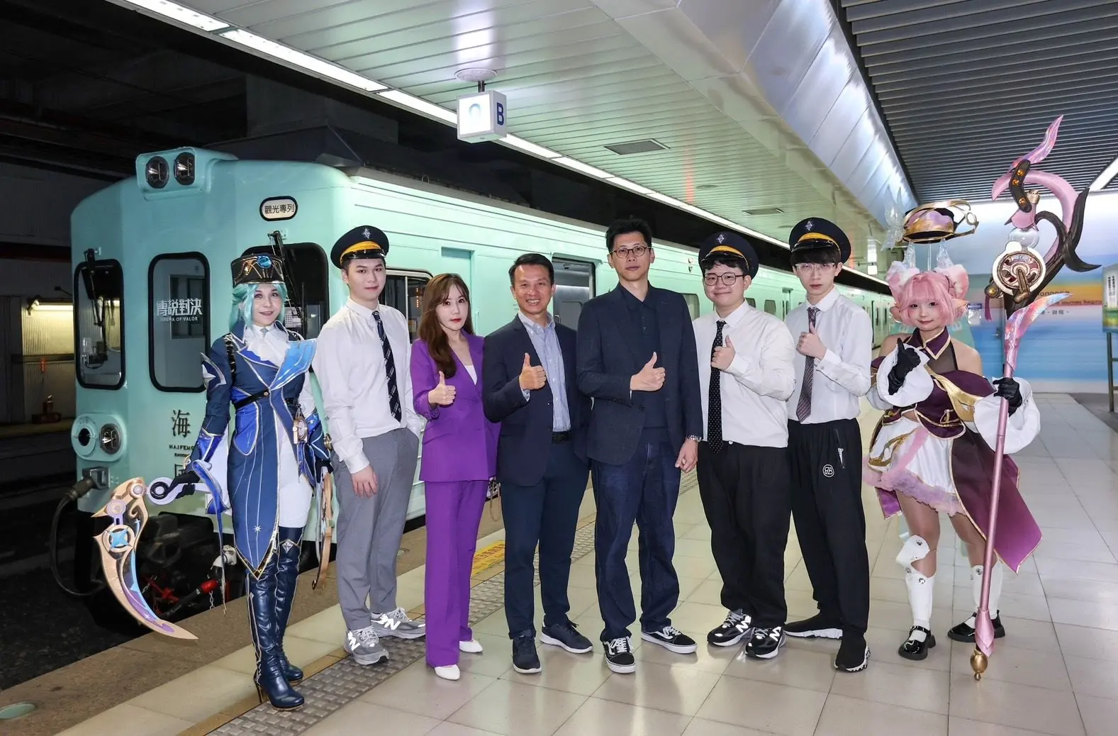 傳說對決慶9周年攜手雄獅旅遊推巡夢列車 人氣Coser喵少、肉肉驚艷變身人氣角色追逐巡夢