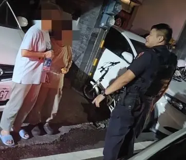 溫馨內埔警幫忙迷路阿嬤回家