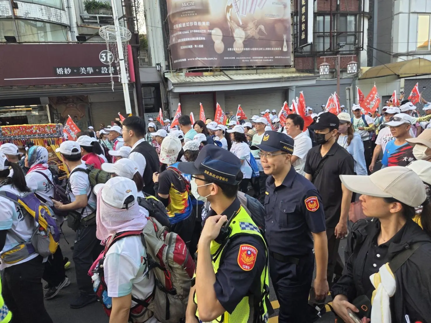 一路相伴守護 平安回鑾媽祖行腳回程，警方暖心加倍守護