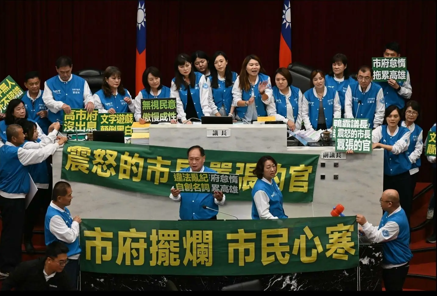 市政擺爛惹民怨　國民黨團拒審預算轟高市府傲慢失能