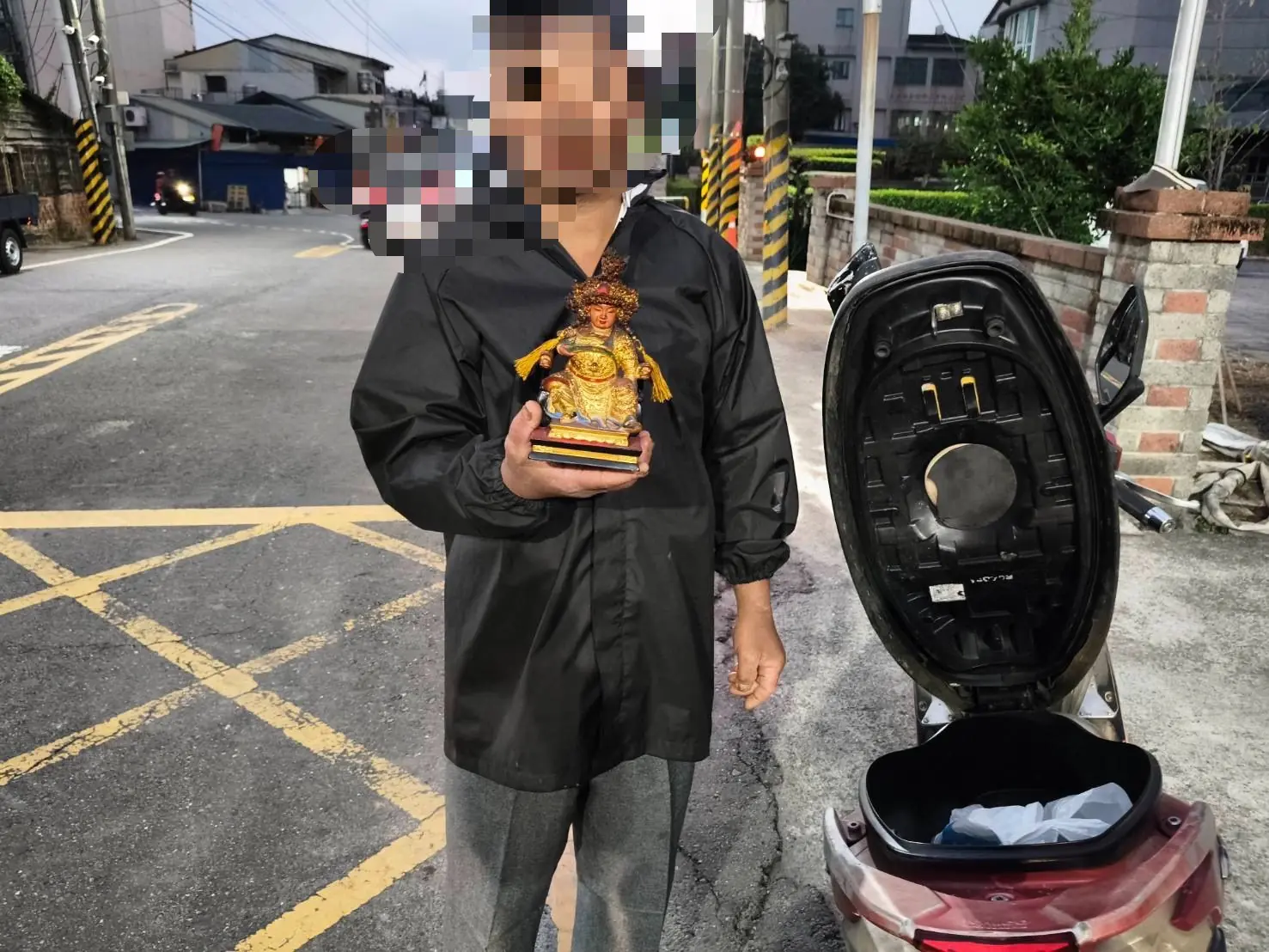 宮廟三太子元帥神尊遭竊 似乎有神助  中埔警循線兩小時逮竊賊  竊嫌:用來裝飾也有拜拜