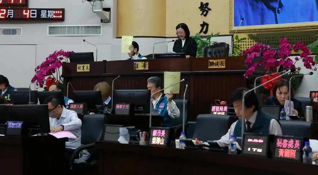 南市議會第6次定期會變更議程續審總預算