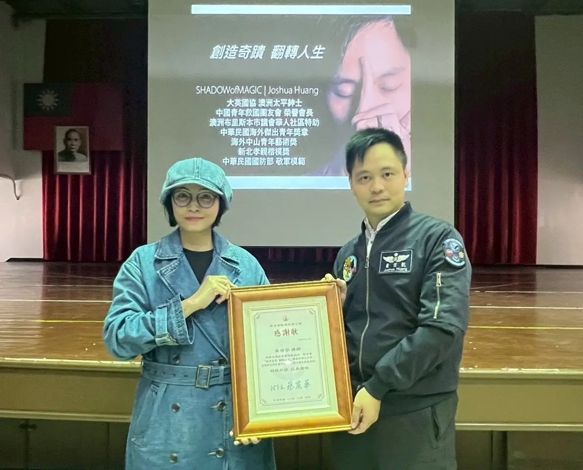 屏東記者公會邀請，黃信凱故事激勵學子