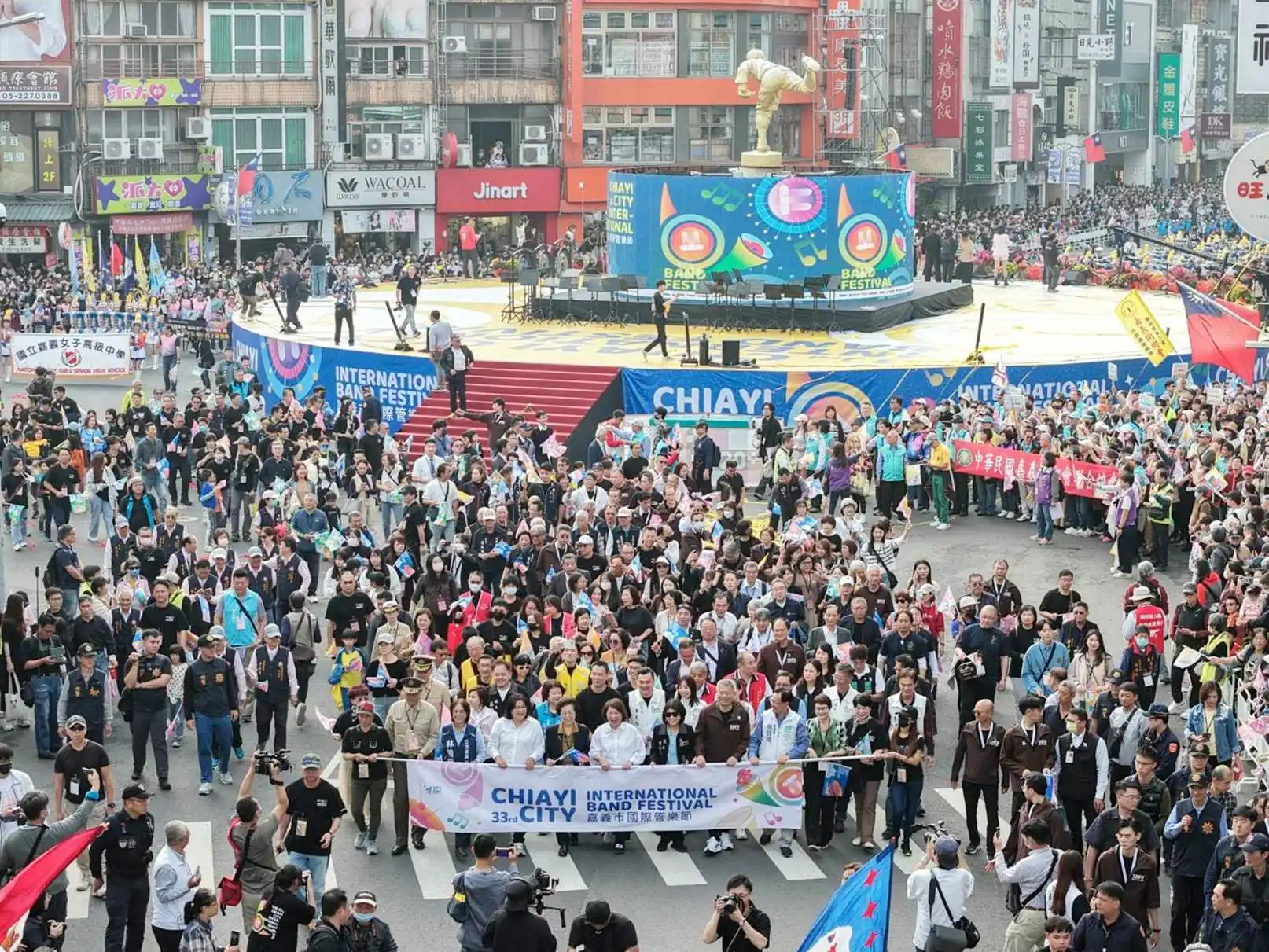 管樂響全市  2025嘉市國際管樂節國內外55支團隊踩街 世界級陣容來嘉勁演  幼幼樂團上場炒熱氣氛