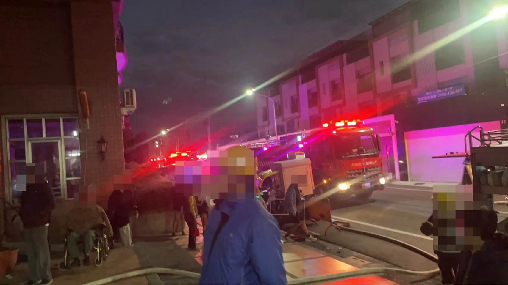 內埔鄉光華街○號大樓火警四人受傷送醫其中一女子傷重在加護病房