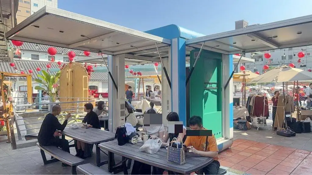 南市經發局媒合設置光電儲能系統  提供遮蔭助力商家留客與穩定用電